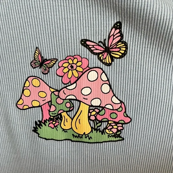 SOLD X Mushroom Butterfly tank top - Picture 4 of 4